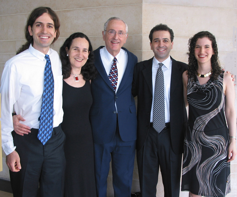 John, Neta, Safi, Dan, and Orli, Israel, 2003
