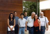John with IAS Astrophysics members (b)